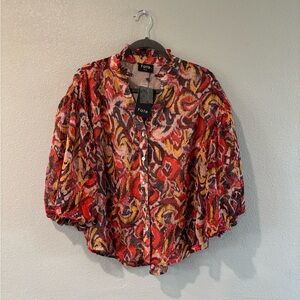 Fate Women's Multicolor Patterned Blouse